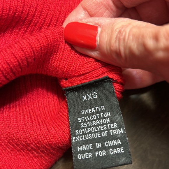 ❤️BCX Red Tunic Sweater - Picture 10 of 10